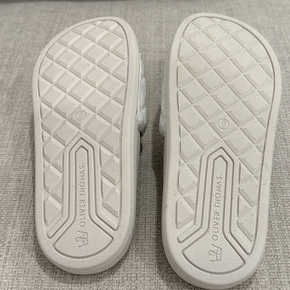 Oliver Thomas Wingwoman Comfort Recovery Slide White Size 8 NWT - Picture 9 of 16